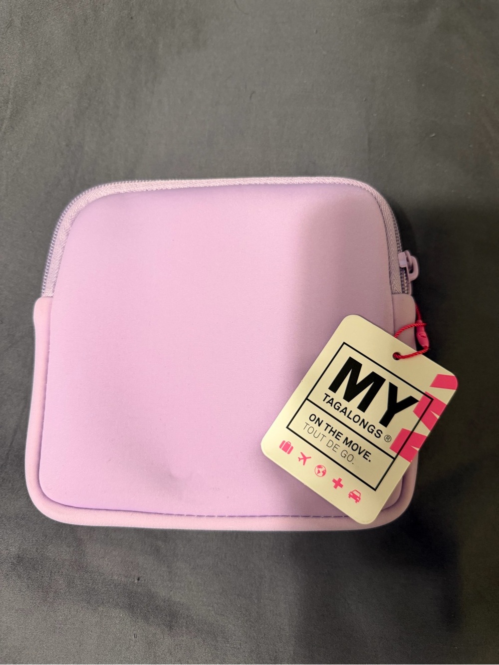MYTAGALONGS Double Zip Easy View Zip Pouch